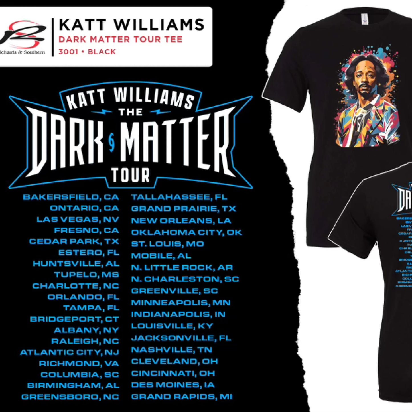 Katt Williams Dark Matter Tour Shirt